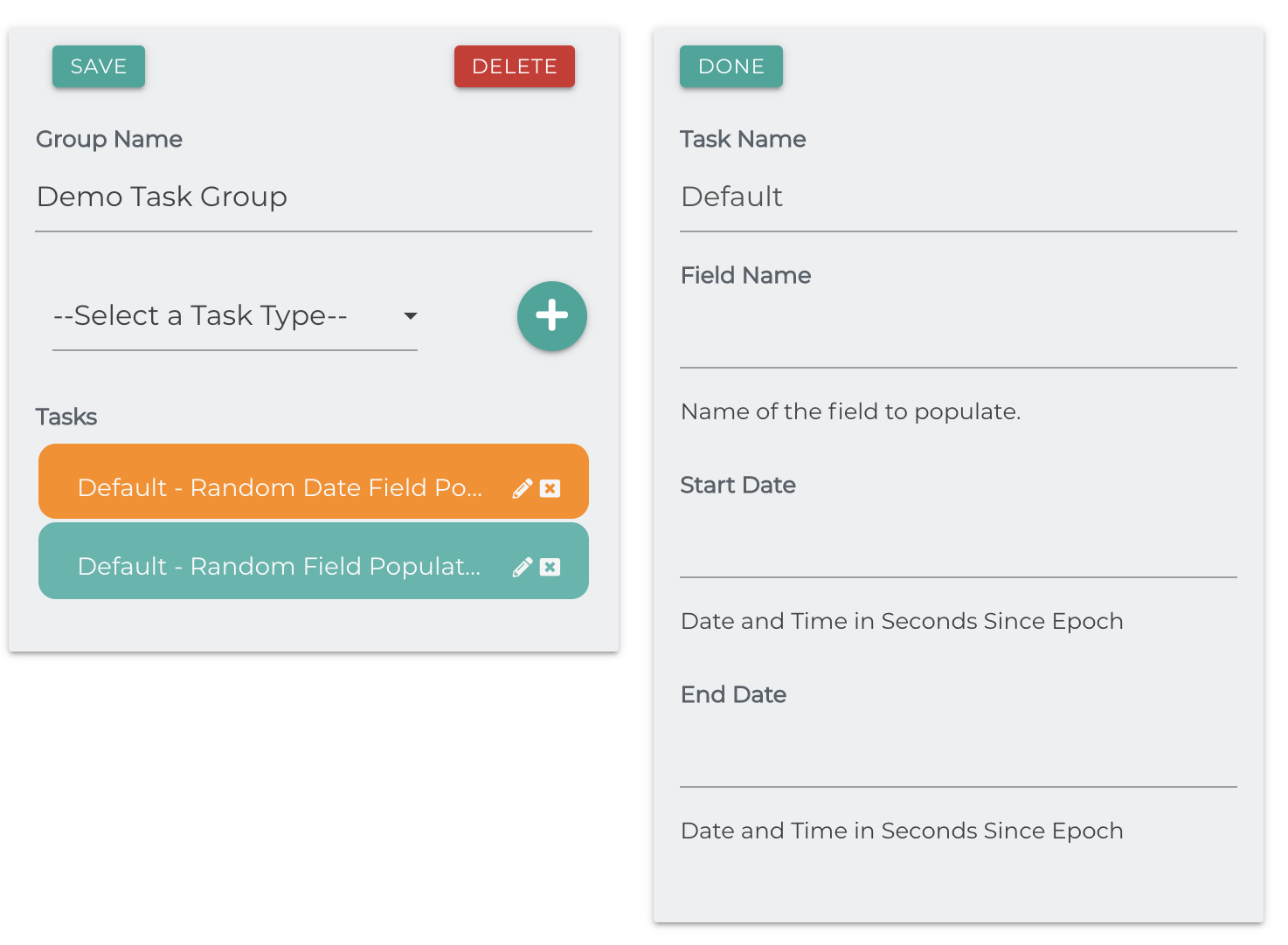 Add Tasks to Task Group