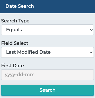 TSearch Date Select View