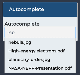 Autocomplete Search Preview