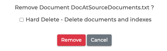 Remove Document Widget Instance