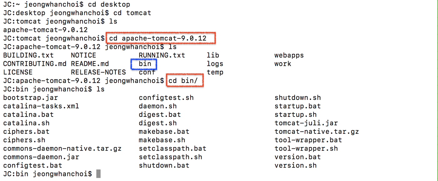 setup tomcat on mac