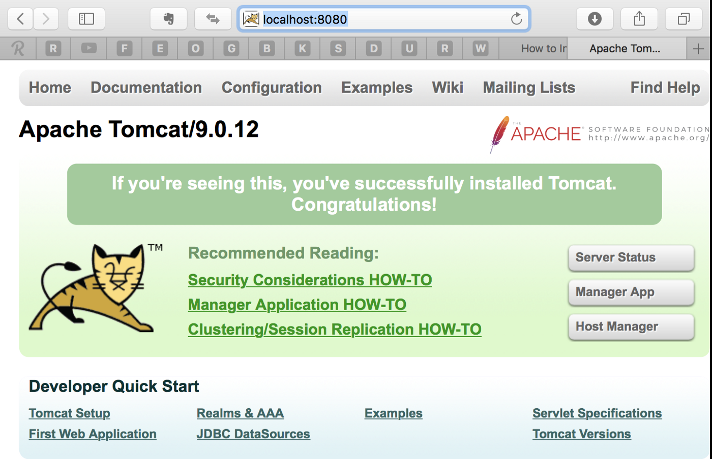 install tomcat on mac