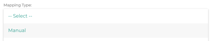 Select Mapping Type