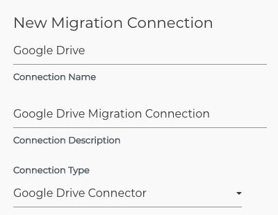 New Integration Connection