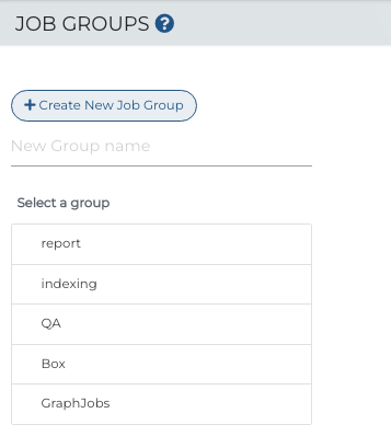 Create Job Group
