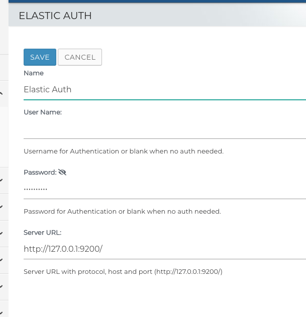 ElasticSearch Authentication