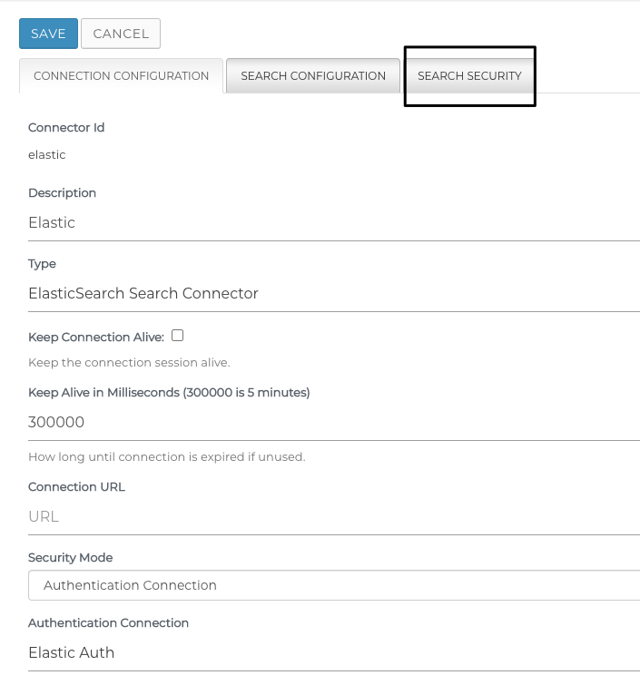 ElasticSearch Connection