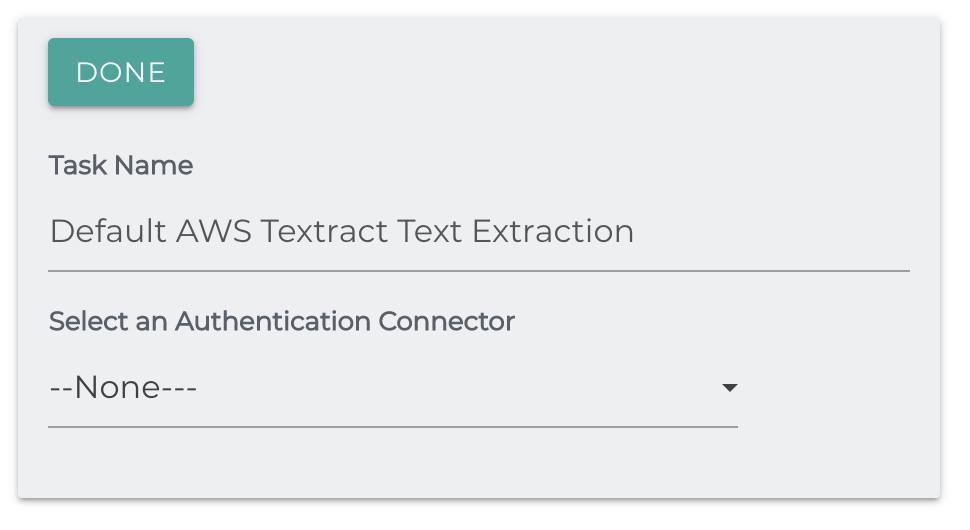 Create AWS Textract Task
