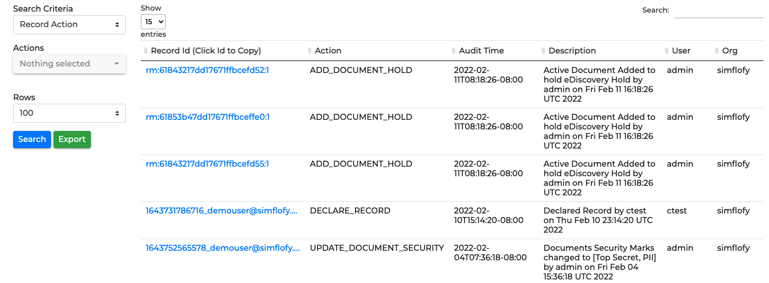 Create RM Dashboard Widget Instance