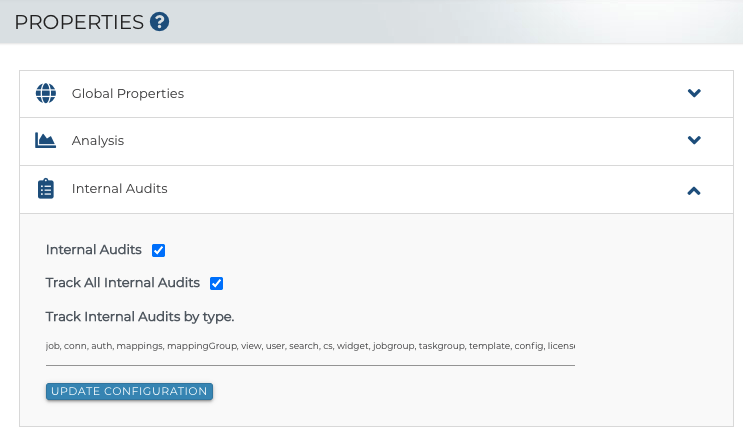 Internal Audit Properties