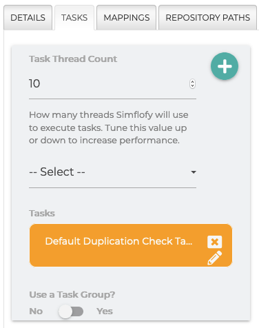 Adding Duplicate Check Task