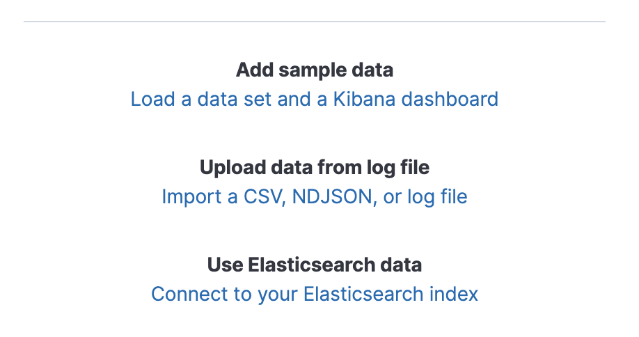 Chose Index Pattern Data