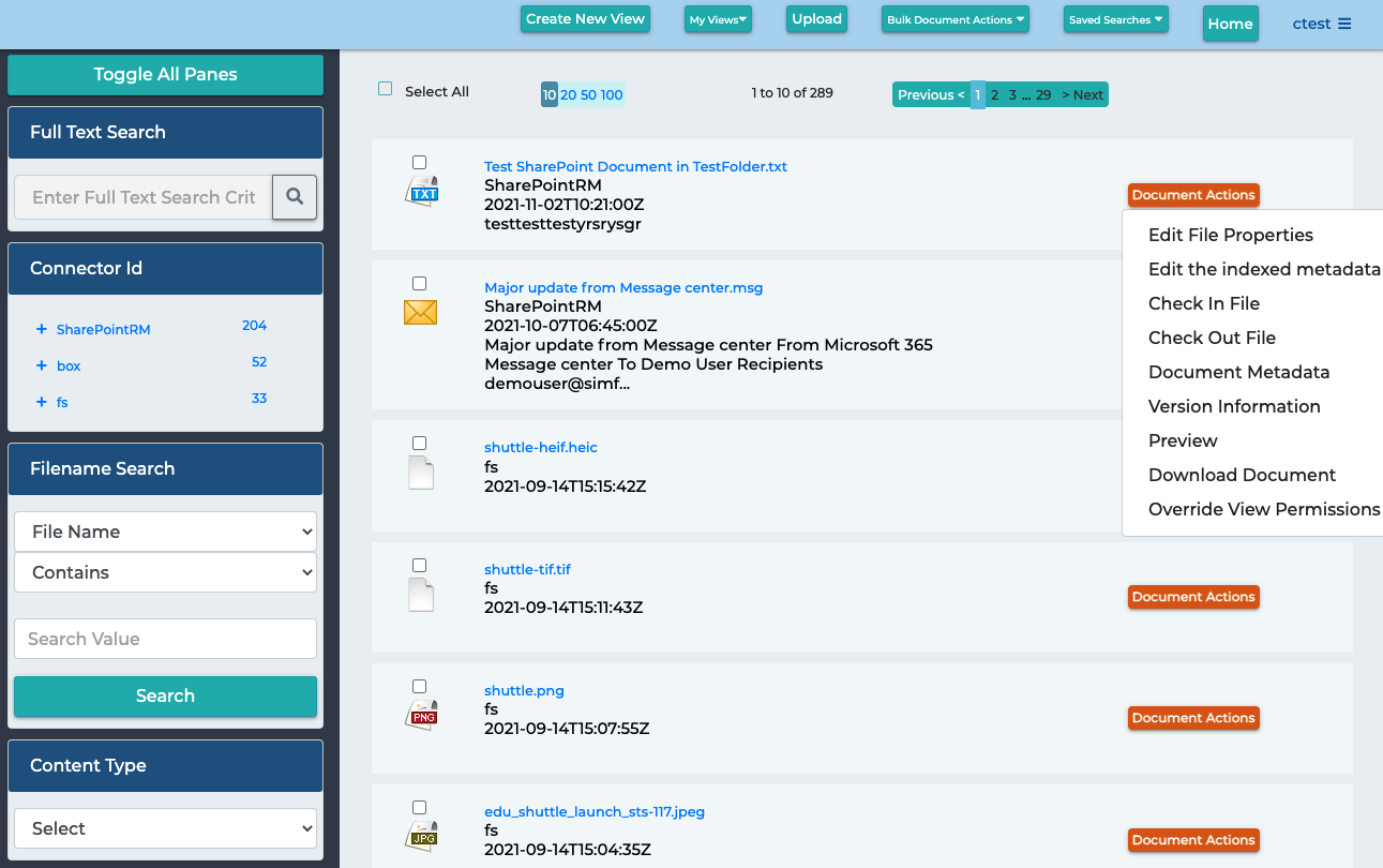 Sample Report View